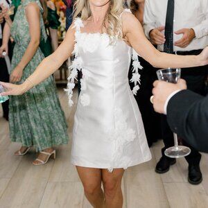 Elliatt Stevie Flower Appliqué Minidress, size small